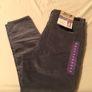 NWT Seven7 Gray Corduroy Pants